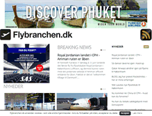 Tablet Screenshot of flybranchen.dk